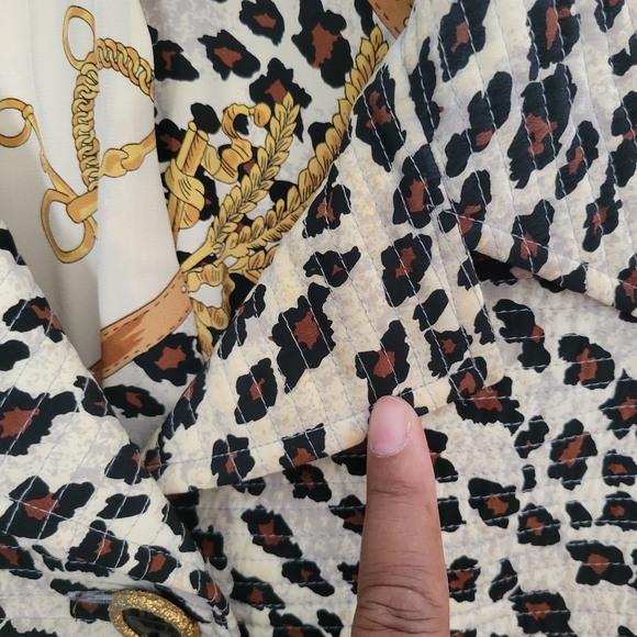 Animal Print 2pc skirt set Rickie  Freeman for TeriJon - Picture 7 of 16